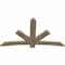 Ekena Millwork Alberta Rough Sawn Timber Gable Bracket, Douglas Fir, 72"W x 42"H x 2"D x 6"F, 14/12 Pitch GBW072X42X0206ALB00RDF - alternate 3